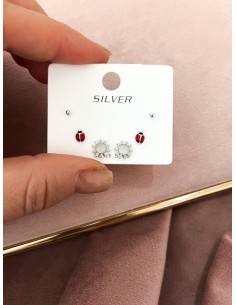 Ladybug Earrings Set 2
