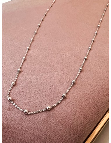 Long Chain Necklace with Balls