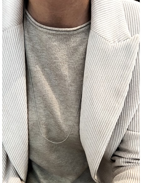 Long Diamond Microplane Necklace