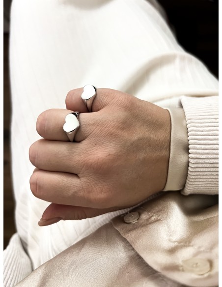 Adjustable Heart Ring