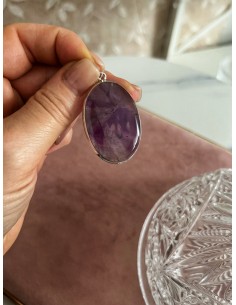 Amethyst oval medallion 4.2...