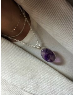 Amethyst oval medallion 4.2... 2