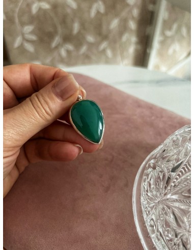 Aventurina Reverse Drop Medallion