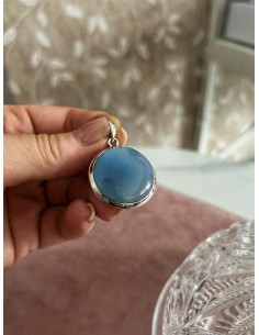 Round Chalcedony Medallion 2