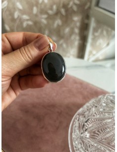 Oval Onyx medallion 3.5 cm...