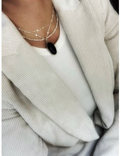 Medaglione Ovale Onice 3,4...