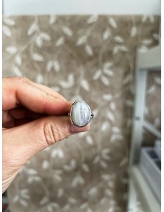 Moon stone ring size 16