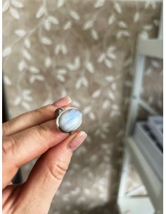 Moon stone ring size 16 2