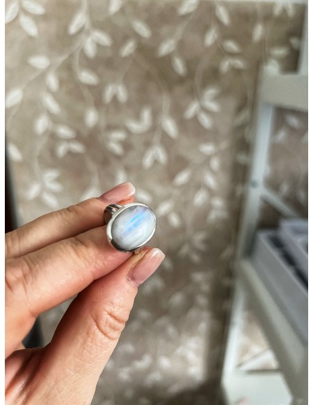 Anello Pietra di Luna Misura 16