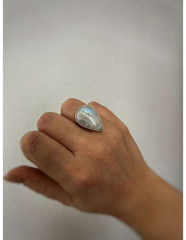 Moon Stone Drop Ring size 20