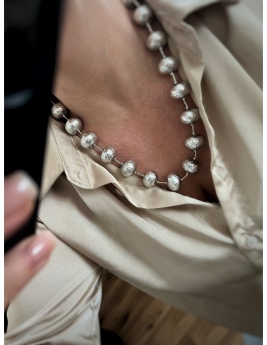 Collana Sfere Battute Cunda