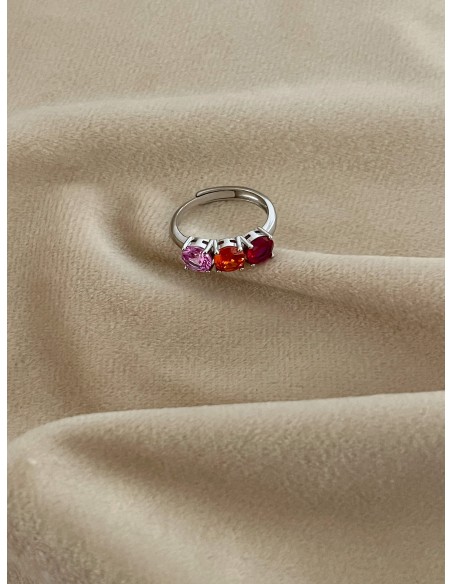 Anello Regolabile Trilogy Pink Gradation