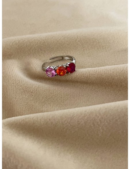 Anello Regolabile Trilogy Pink Gradation