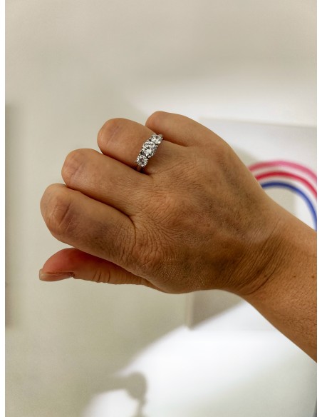 Anello Regolabile Trilogy White