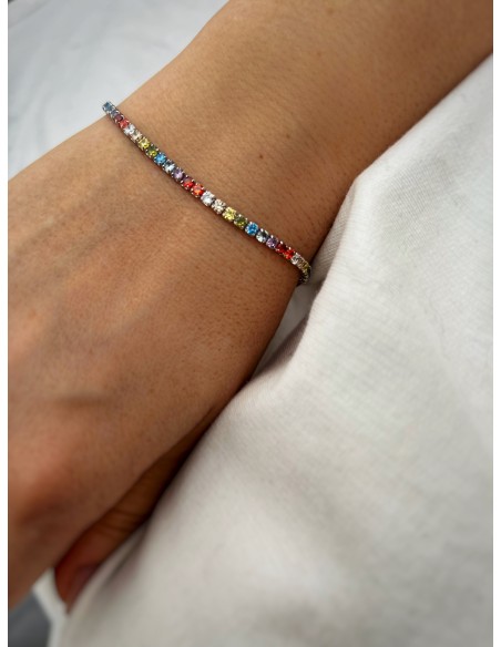 Multicolor Tennis Bracelet
