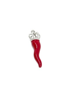 Red Lucky Horn Charm with... 2