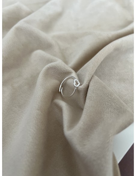 Anello Regolabile con Soggetto Mini Zigrinato