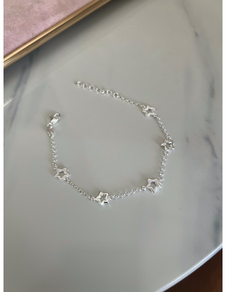 Bracciale Catenina con Soggetto a Filo Zigrinato