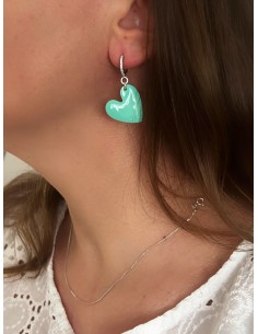 Monorecchino Cuore Smaltato...