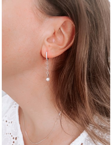 Single Earring Pearl Pendant