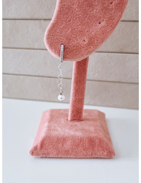 Single Earring Pearl Pendant