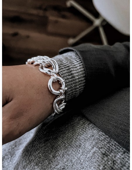 Bracciale Catena Doppio Intreccio