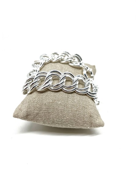 Double Braided Chain Bracelet