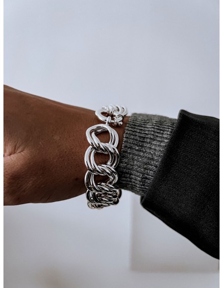 Double Braided Chain Bracelet