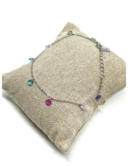 Ice Pendant Zirconia Bracelet