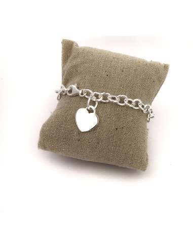Bracciale a Catena con Cuore Medio