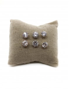 Orecchini a Lobo Punto Luce 8 mm