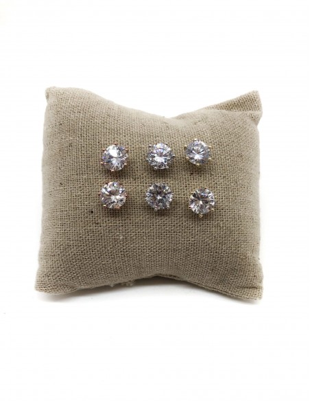 Orecchini a Lobo Punto Luce 8 mm