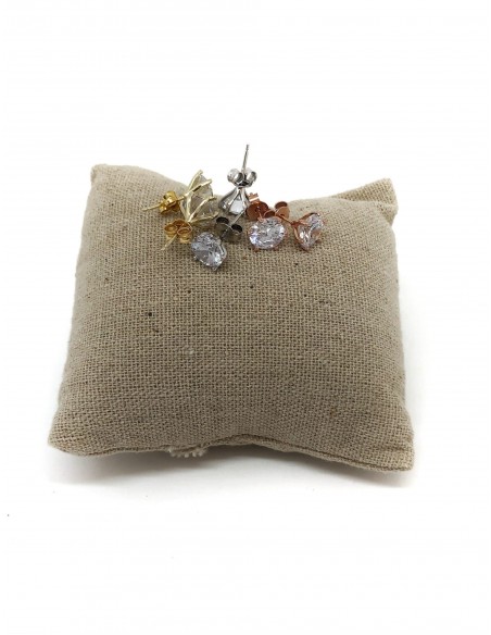 Orecchini a Lobo Punto Luce 8 mm