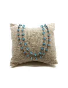 Collana di Cristalli Azzurro Chiaro