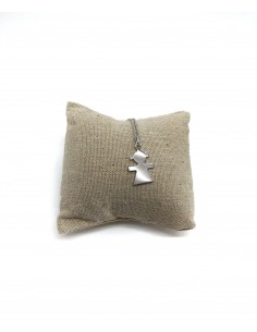 Collana Corta con Bambina Stilizzata