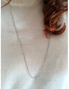 Collana Lunga con Zirconi Alternati 2