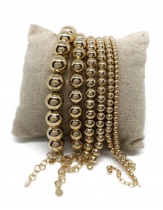 Bracciale a Sfere Dorato