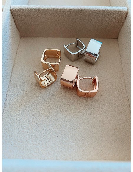 Orecchino a Scattino Quadrati