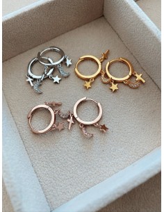 Monorecchino a Scattino con Luna, Croce e Stella