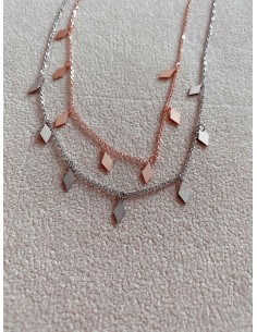 Collana Corta con Rombi Pendenti 2