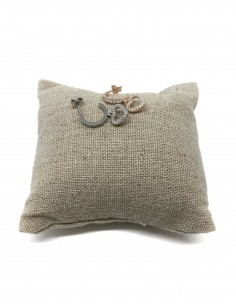 Monorecchino Cuore Vuoto Pendente con Zirconi