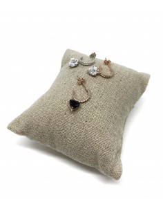 Monorecchino Zircone a Forma di Cuore Pendente