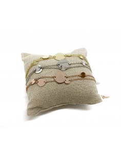 Bracciale Doppia Catenina e Soggetti Tondi