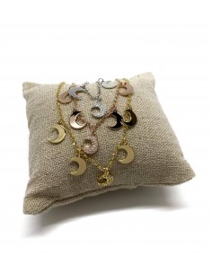 Collana Corta Lune Pendenti