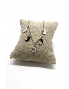 Collana Corta Lune Pendenti 2