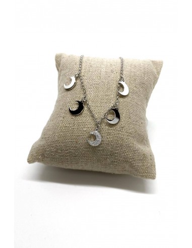 Collana Corta Lune Pendenti