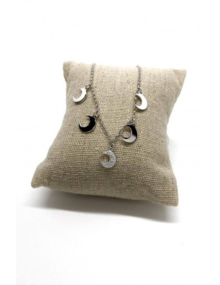 Collana Corta Lune Pendenti