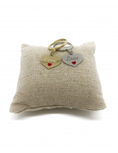 Anello Regolabile Cuore Pendente Love
