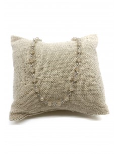 Collana Cristalli Beige