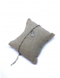 Bracciale a Catenina con Bambina di Zirconi e Palline